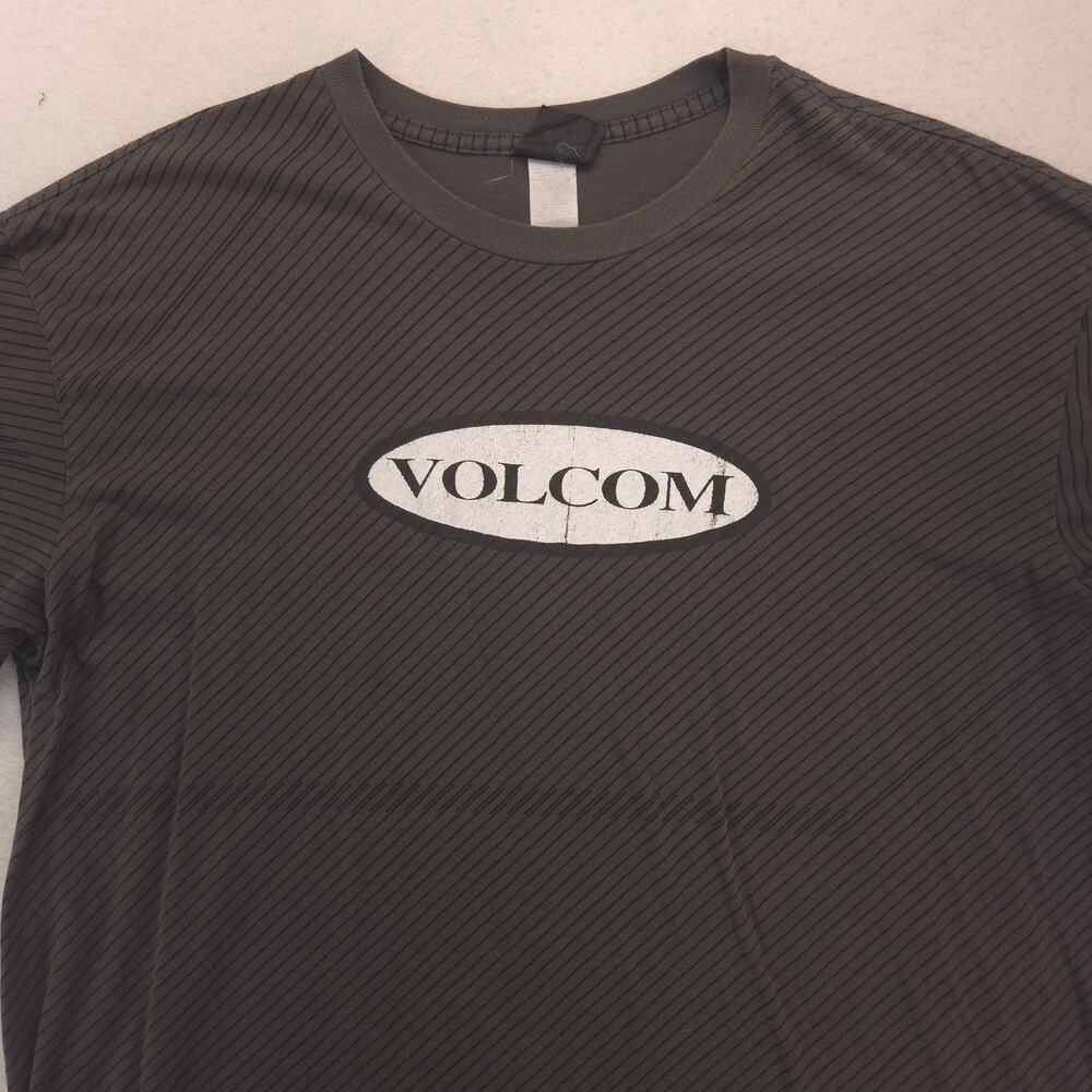 Volcom Crew Neck Short Sleeve Graphic T Shirt Mens Size Extra Large XL Gray